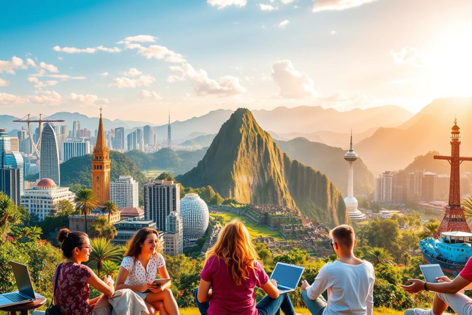 melhores países para nômades digitais 2025